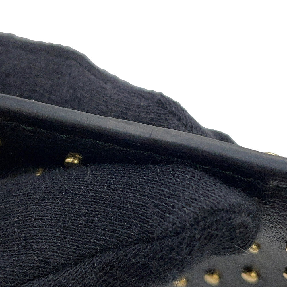 PRADA Studded Fragment Case Black1MC086 Leather