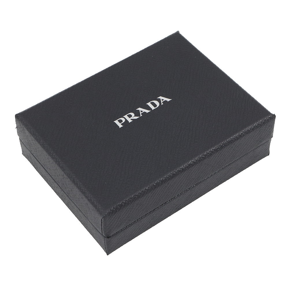 PRADA Trifold wallet White1MH043 Leather