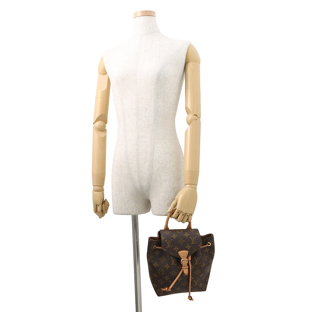 LOUIS VUITTON Montsouris NM BrownM45502 Monogram Size BB