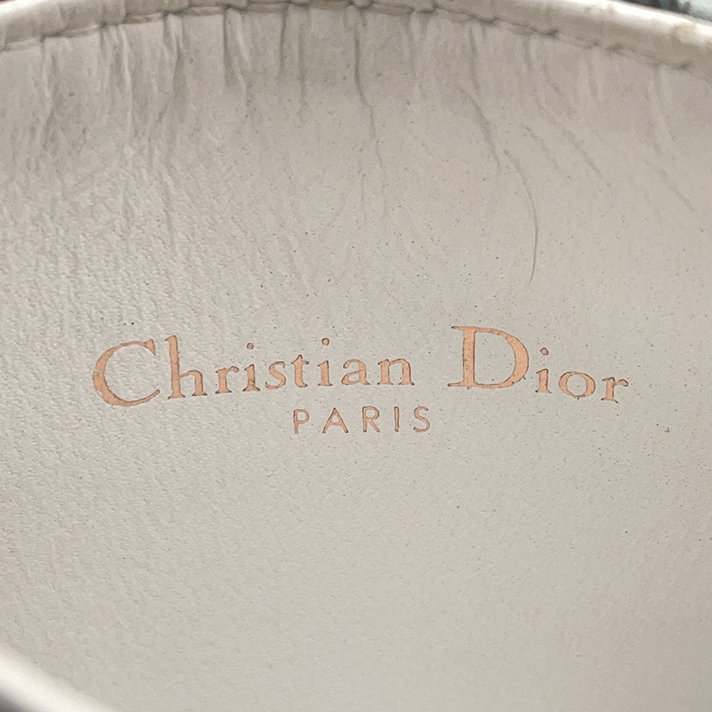 Dior Dior Caro Card Case Beige/Multicolor Calf Leather