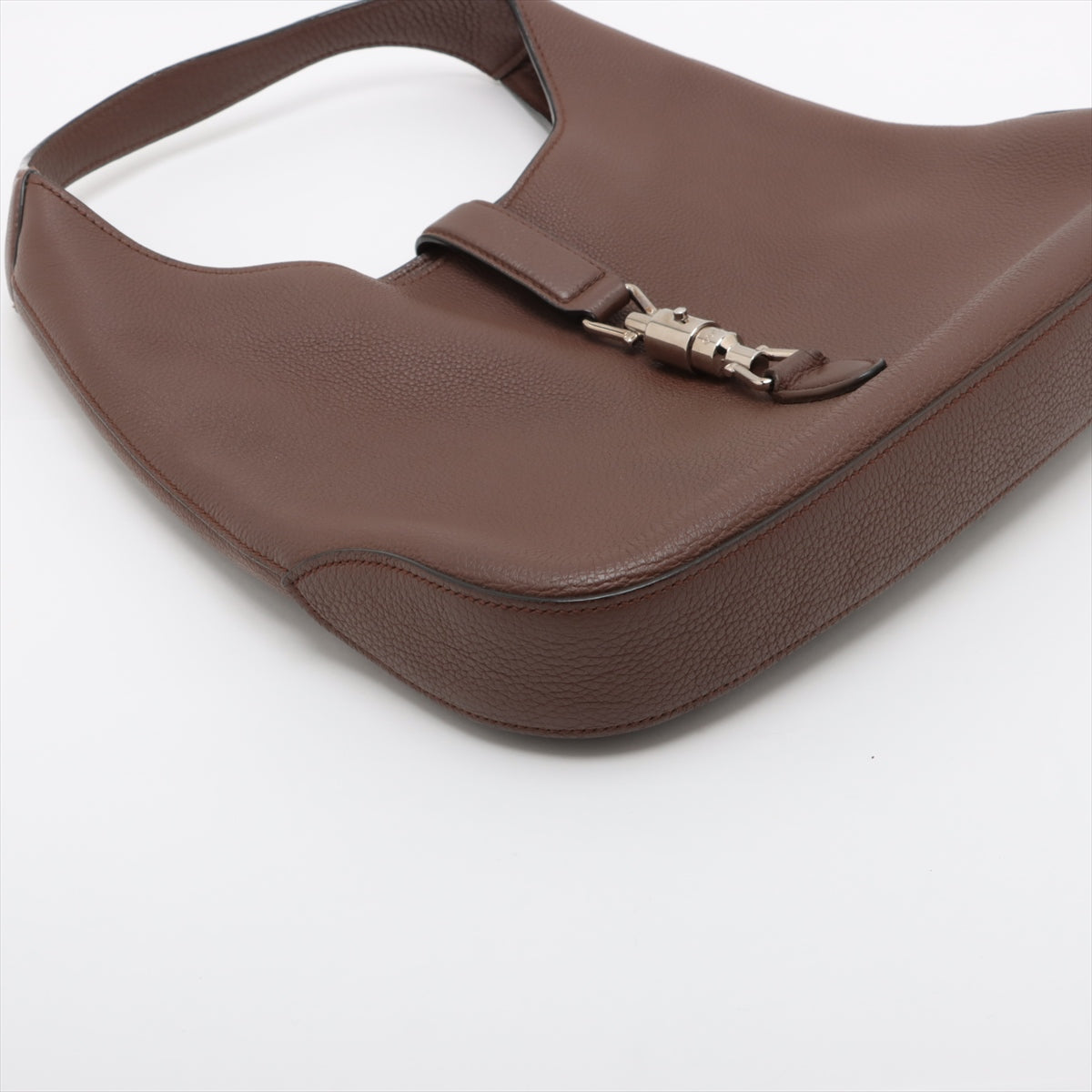 Gucci   Leather Shoulder Bag Brown 365458