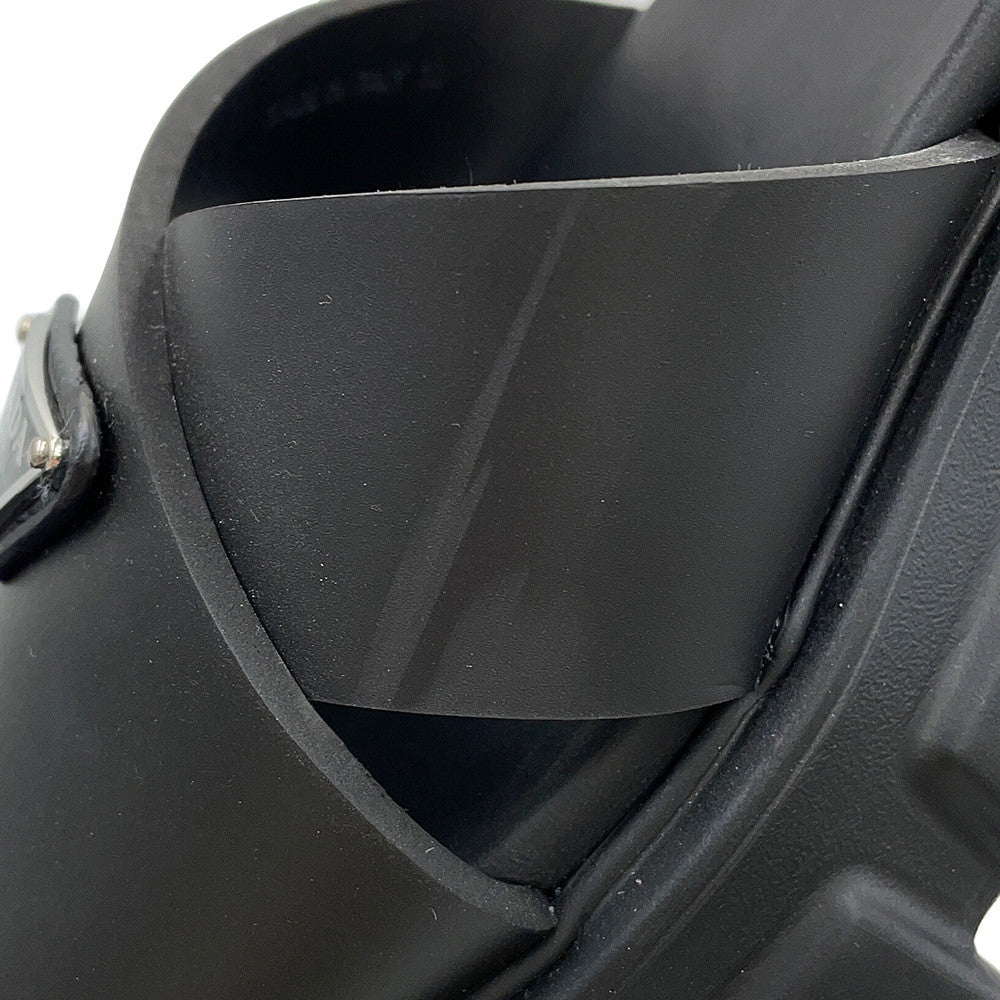 PRADA Monolith Sandals Black1X382N Rubber Size 38