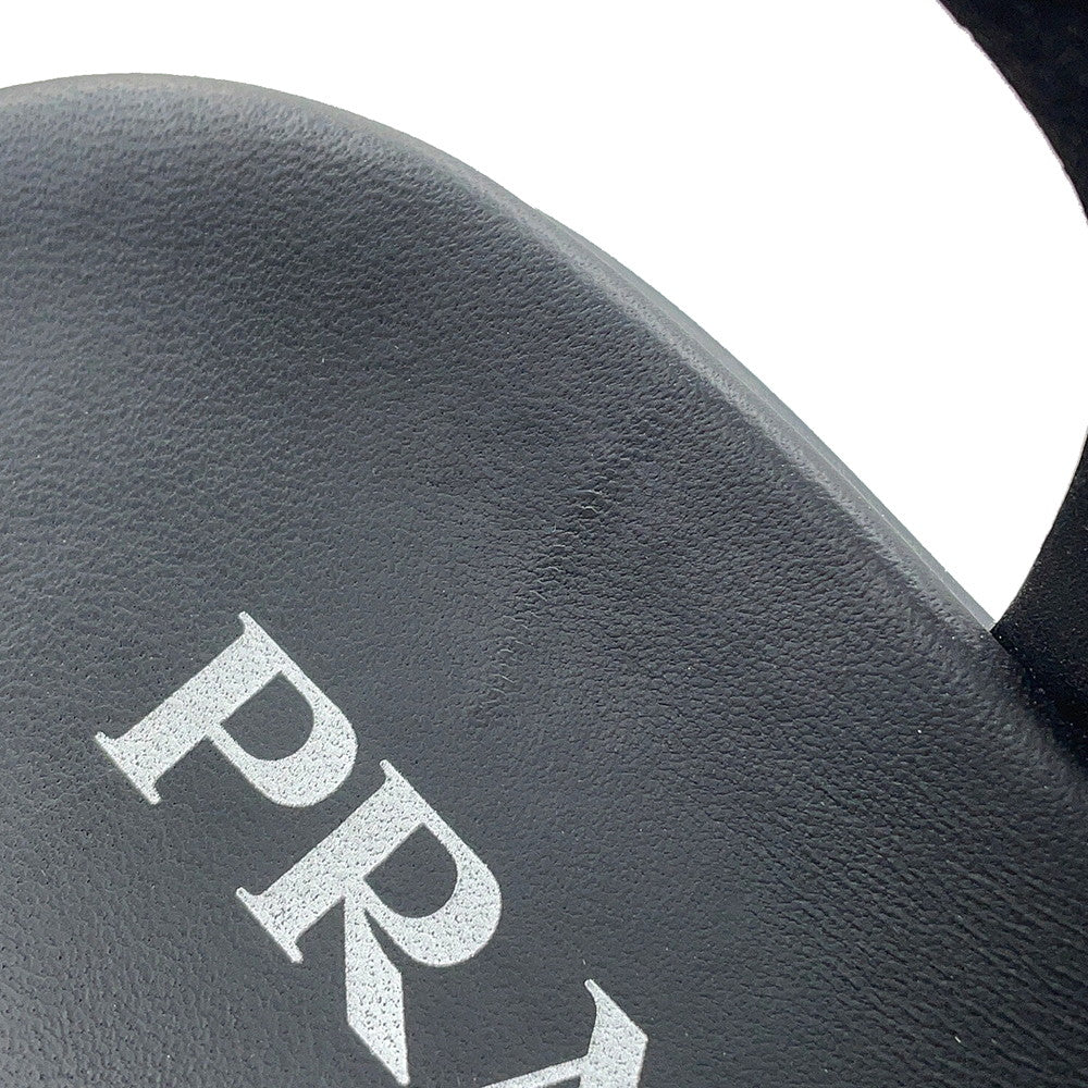 PRADA Monolith Sandals Black1X382N Rubber Size 38