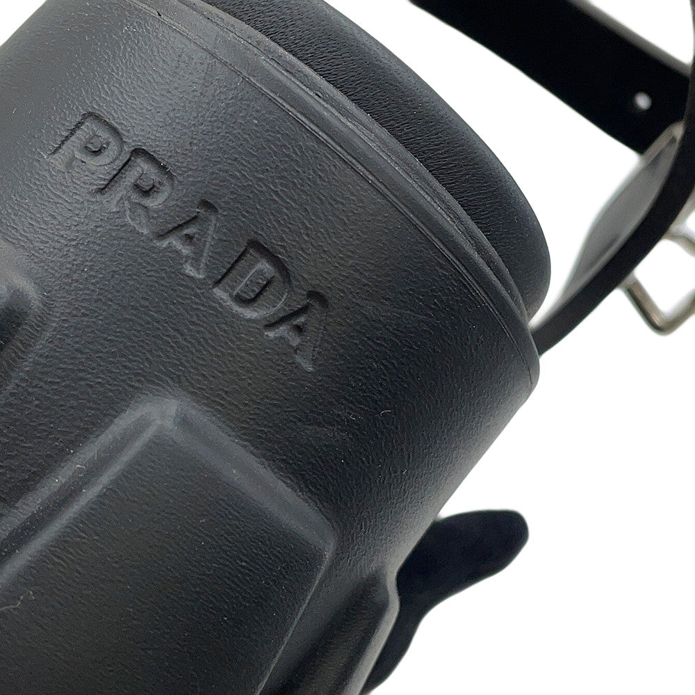 PRADA Monolith Sandals Black1X382N Rubber Size 38
