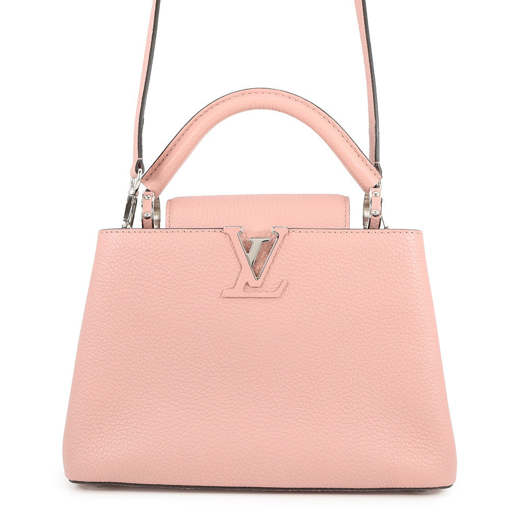 LOUIS VUITTON Capucines MagnoliaM94635 Taurillon Leather Size BB