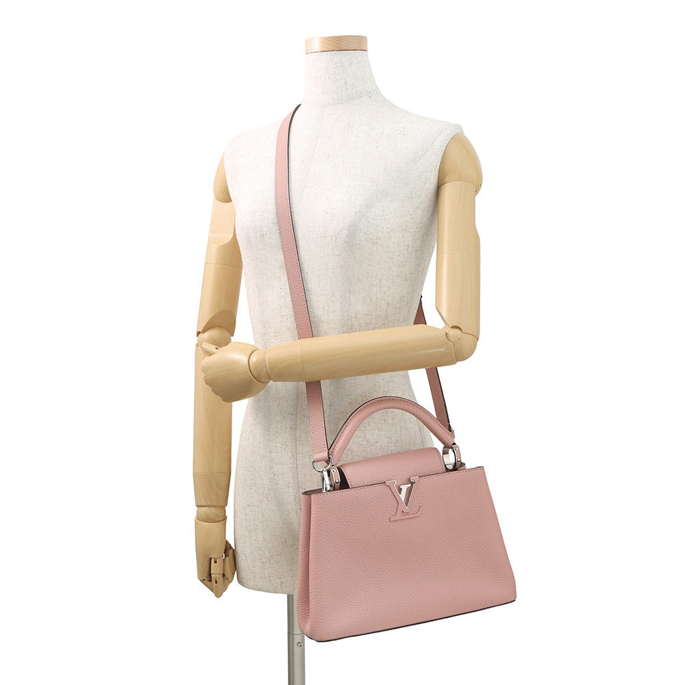 LOUIS VUITTON Capucines MagnoliaM94635 Taurillon Leather Size BB