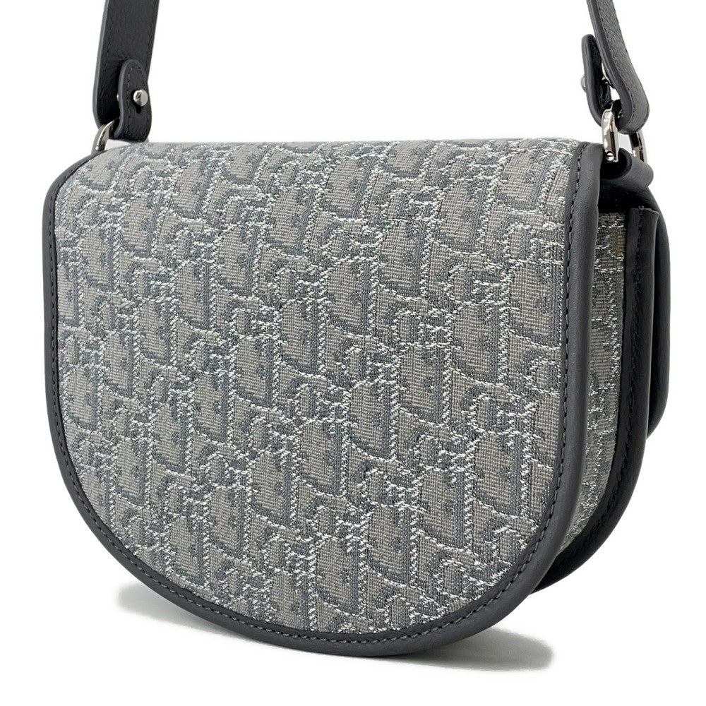 Dior Oblique Gallop Shoulder Bag Gray1ADPO033DOS_H30Q Canvas Leather