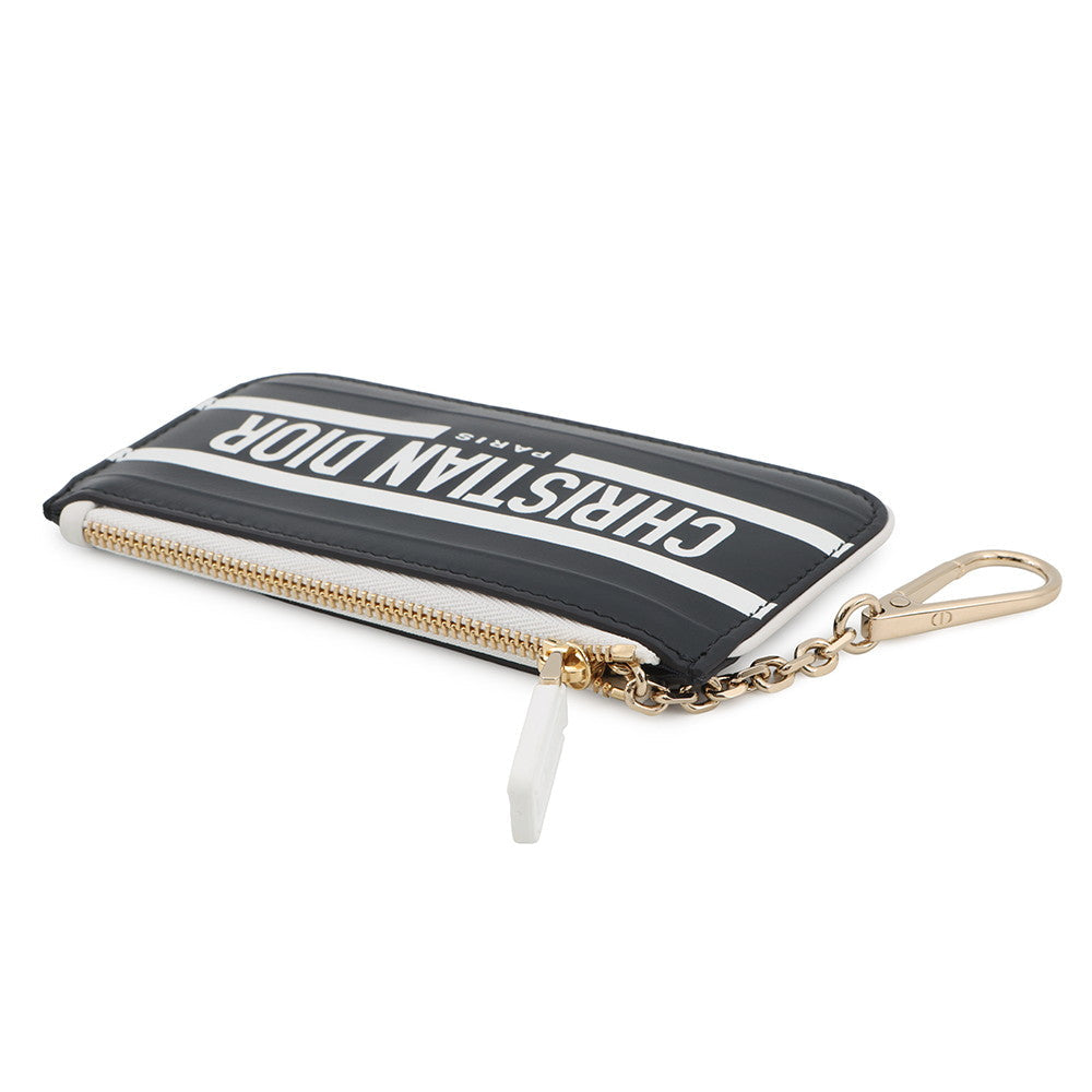 Dior Vibe Key & Coin Purse Navy/WhiteS6214OSGQ Leather
