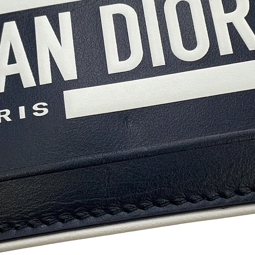 Dior Vibe Key & Coin Purse Navy/WhiteS6214OSGQ Leather