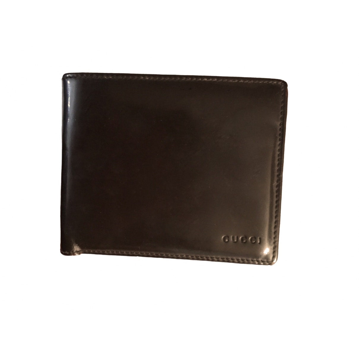 Gucci brown leather case