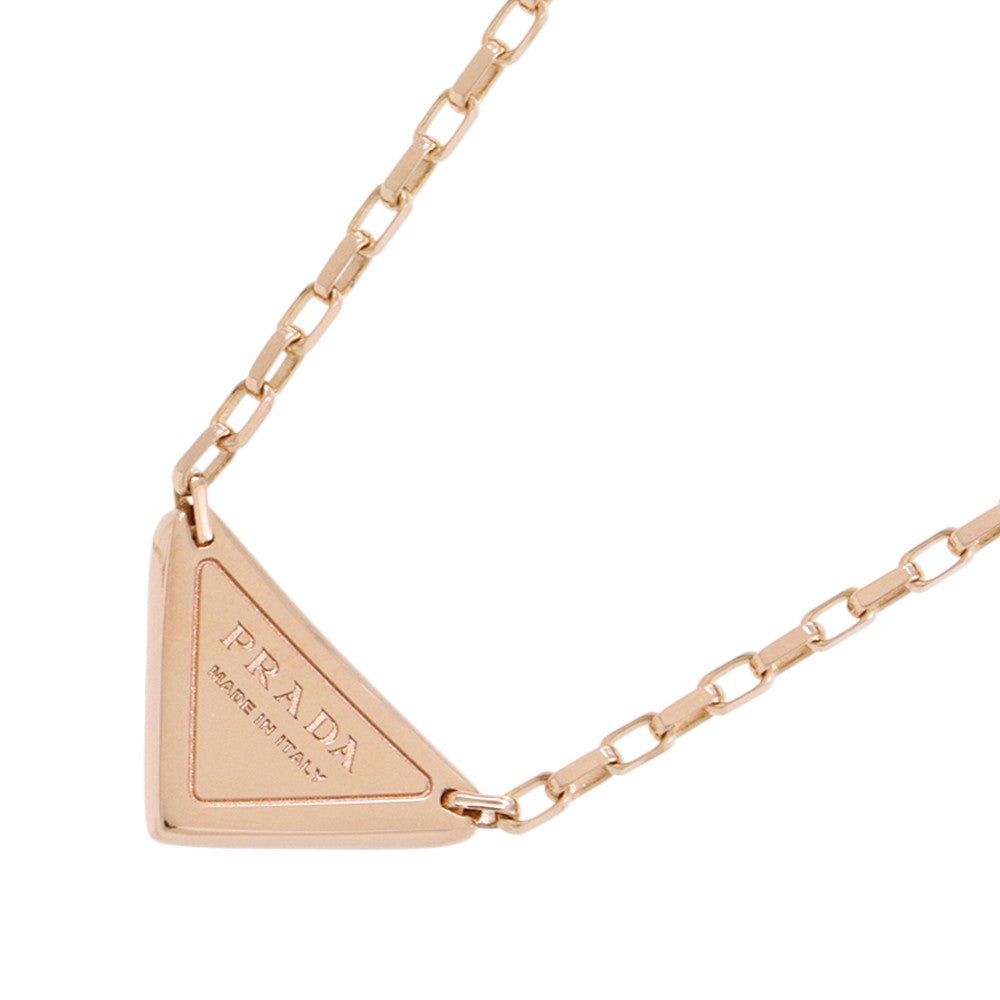 PRADA Mini Triangle Pendant Necklace1JCA36_2FPD_F0XEG 18K Pink Gold