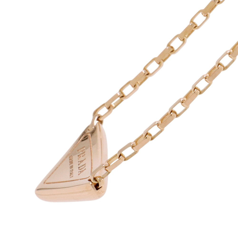 PRADA Mini Triangle Pendant Necklace1JCA36_2FPD_F0XEG 18K Pink Gold