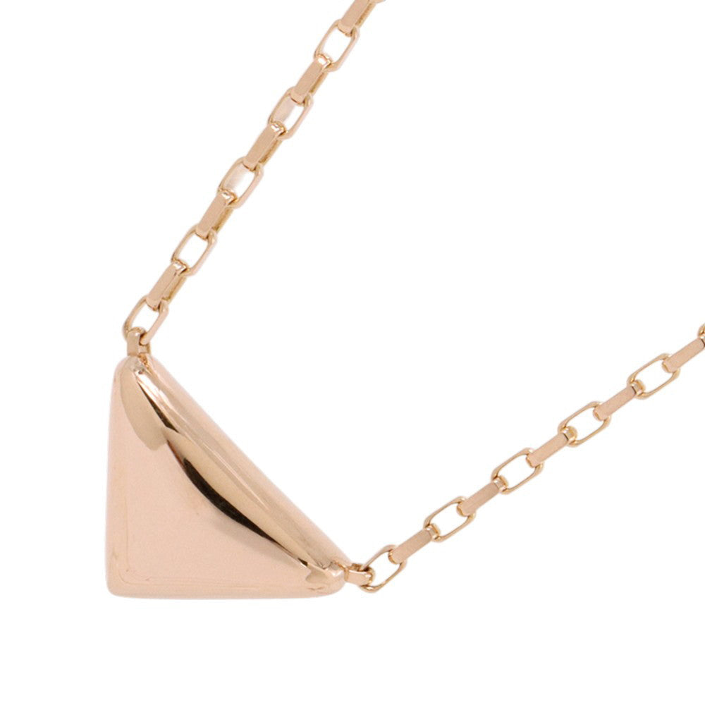 PRADA Mini Triangle Pendant Necklace1JCA36_2FPD_F0XEG 18K Pink Gold