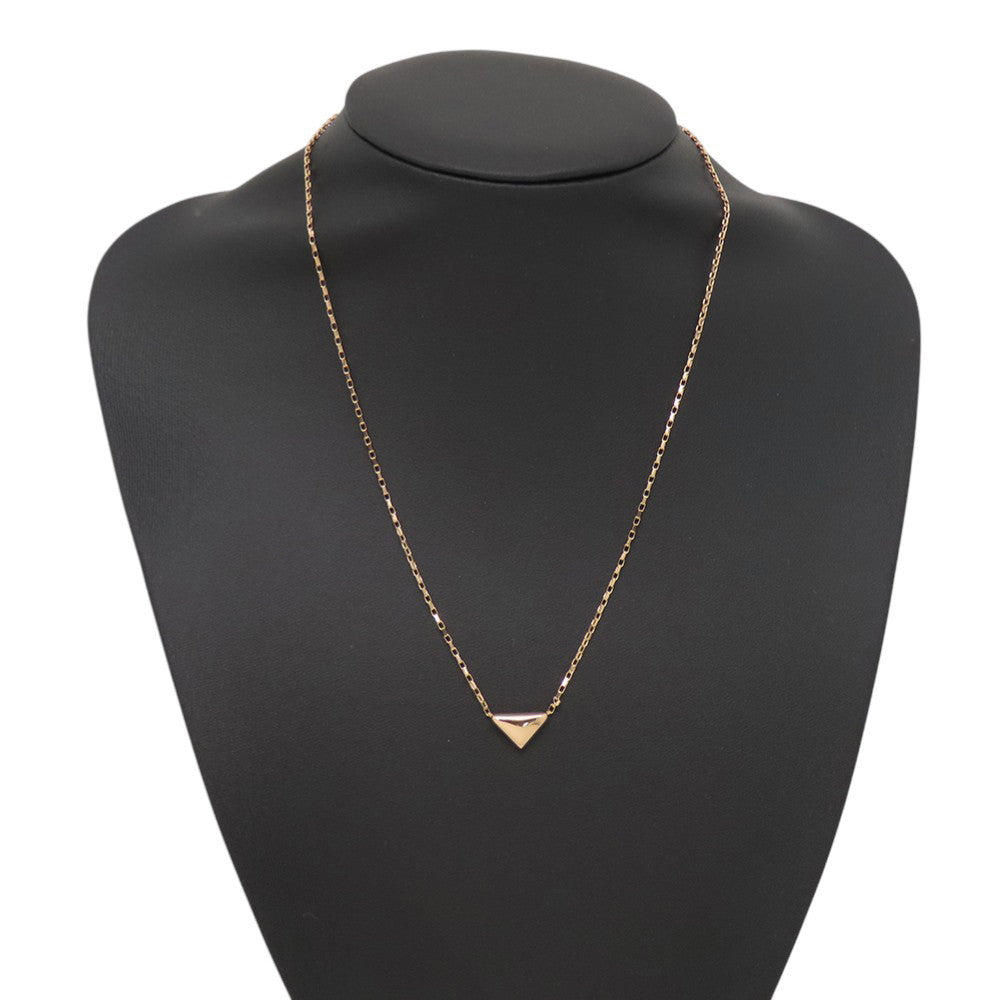 PRADA Mini Triangle Pendant Necklace1JCA36_2FPD_F0XEG 18K Pink Gold