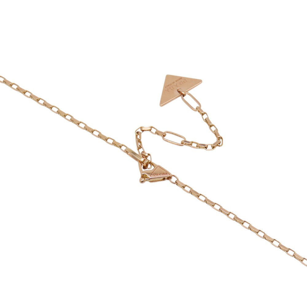 PRADA Mini Triangle Pendant Necklace1JCA36_2FPD_F0XEG 18K Pink Gold