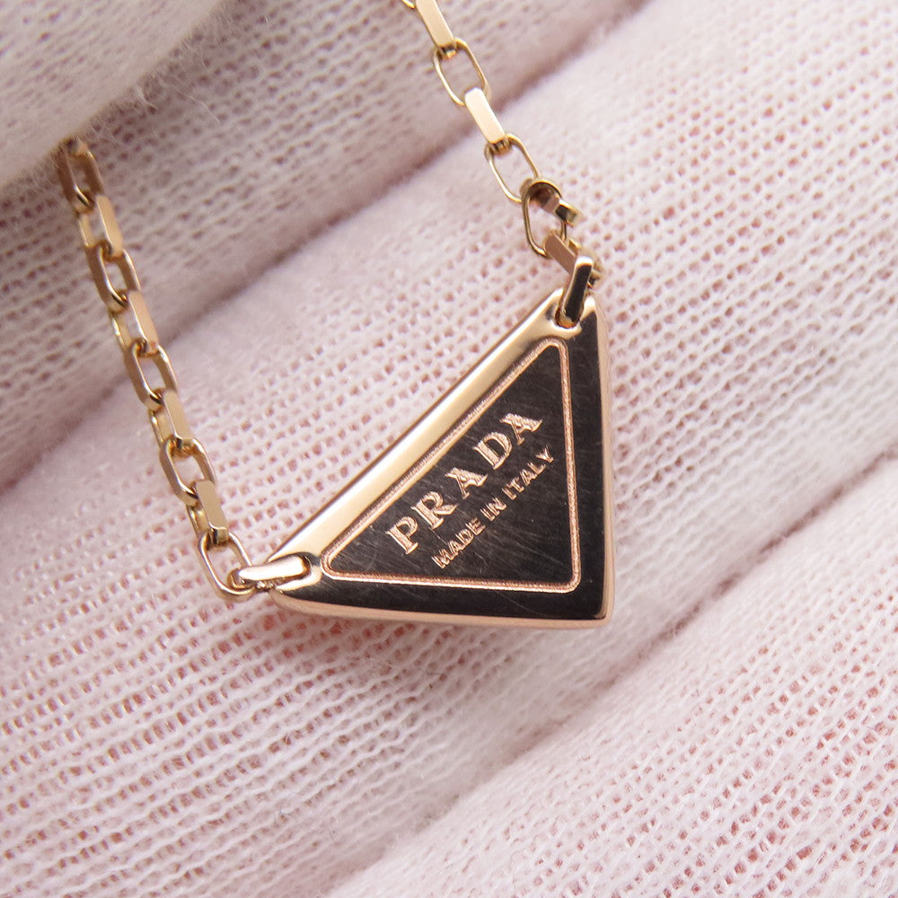 PRADA Mini Triangle Pendant Necklace1JCA36_2FPD_F0XEG 18K Pink Gold