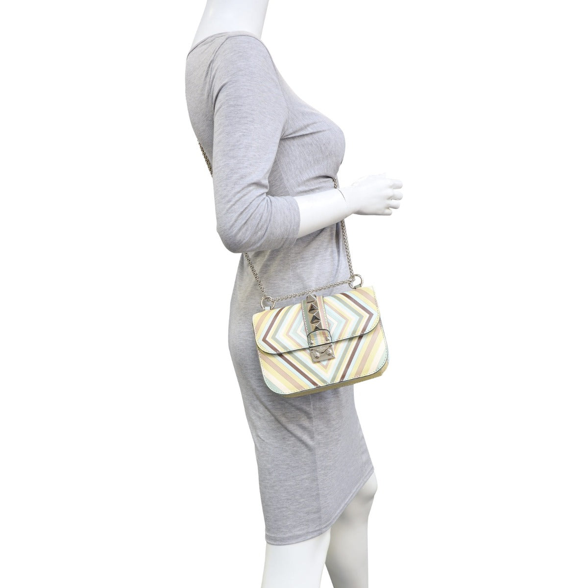 Valentino 1975 Glam Lock Small Shoulder Bag