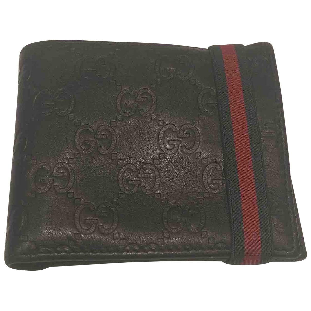 Gucci black leather case