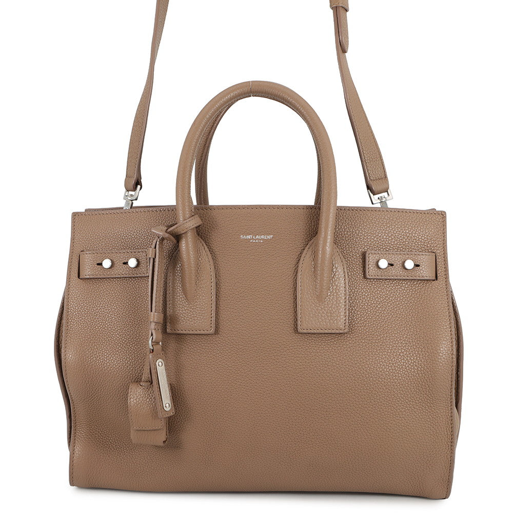 SAINT LAURENT PARIS Sac de Jules Souple Taupe Grey464960 Leather