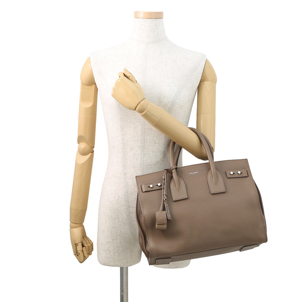 SAINT LAURENT PARIS Sac de Jules Souple Taupe Grey464960 Leather