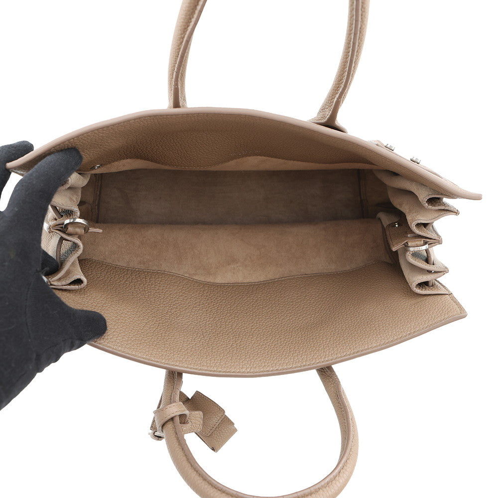 SAINT LAURENT PARIS Sac de Jules Souple Taupe Grey464960 Leather