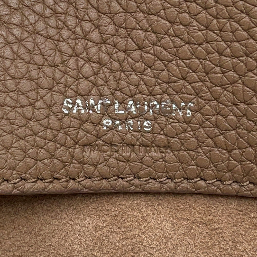 SAINT LAURENT PARIS Sac de Jules Souple Taupe Grey464960 Leather