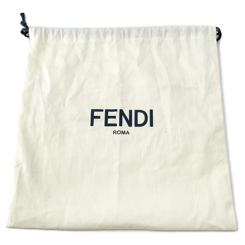 FENDI Zucca Simply One Shoulder Bag Brown8BS097 FFJacquard Leather Size Small