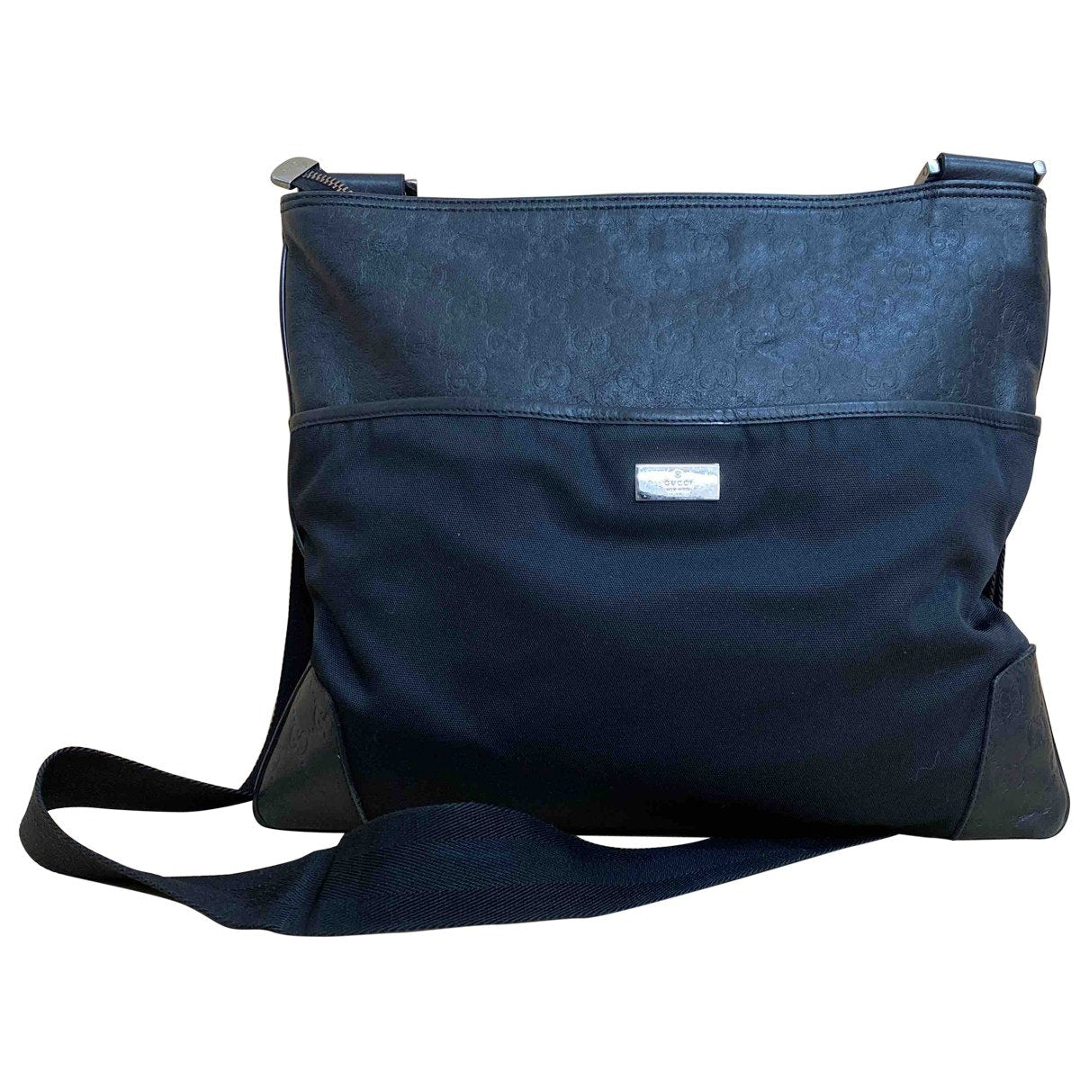 Gucci black cloth handbag