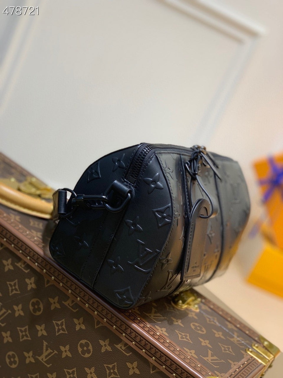 Top Quality Keepall XS Monogram Seal Black For Men, Bags, Shoulder And Crossbody Bags 8.3in/21cm Top Quality M57960