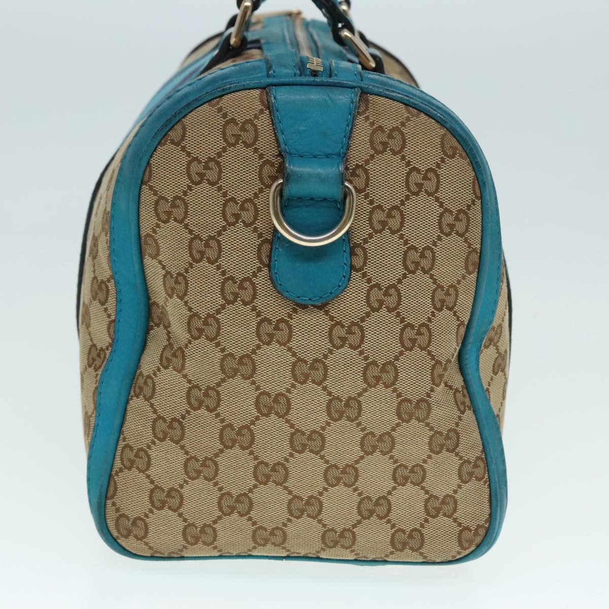 Gucci Web Beige Canvas Travel Bag