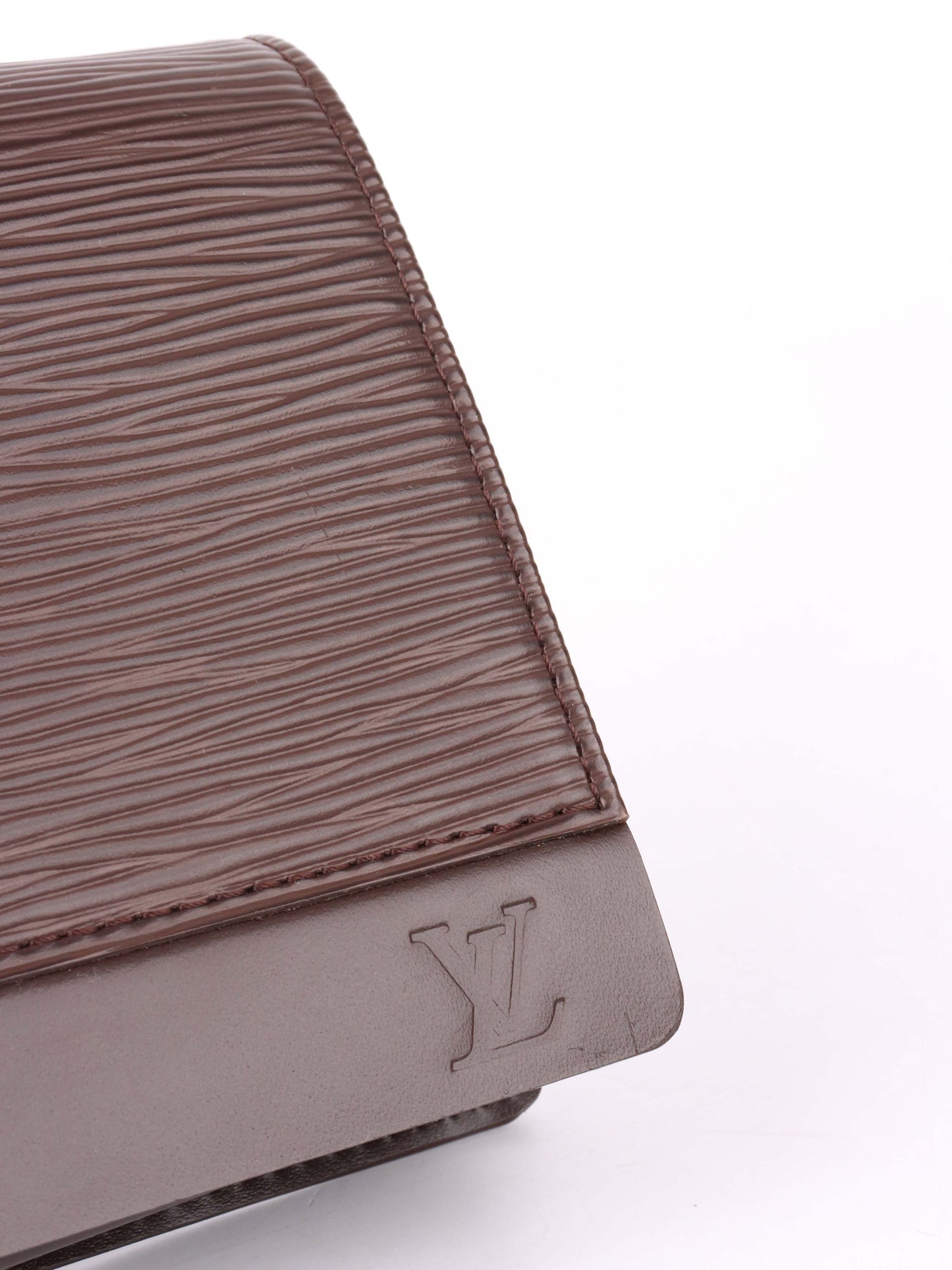 Louis Vuitton Brown Epi Leather Honfleur Clutch.