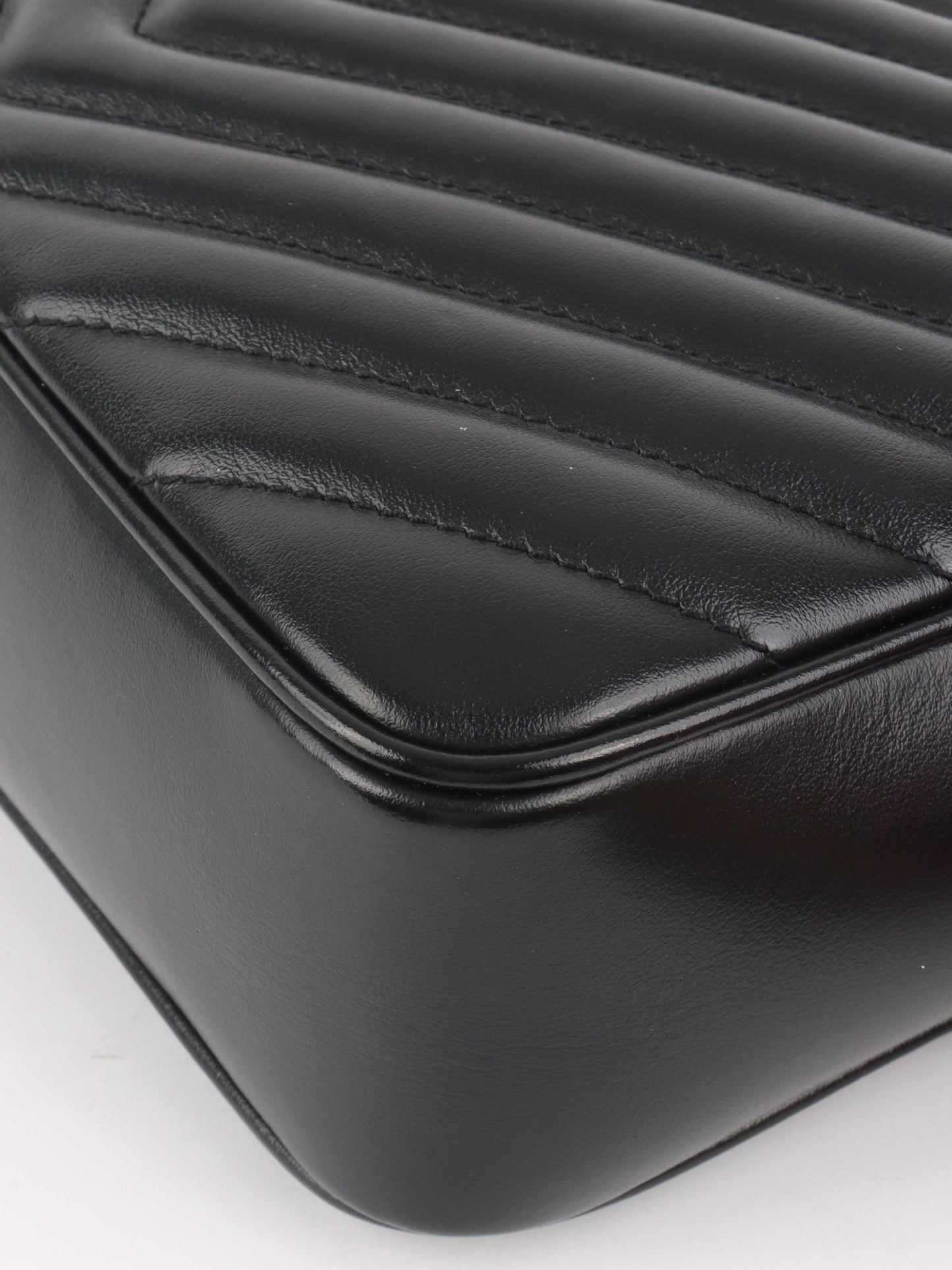 Saint Laurent Black Lou Camera Bag.