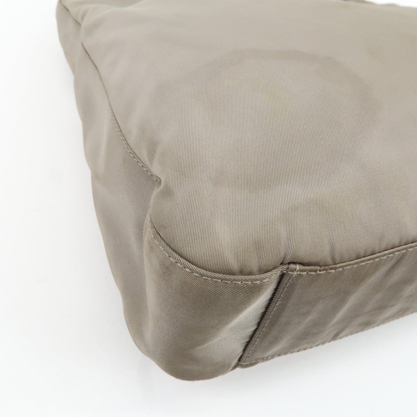 PRADA Nylon Shoulder Bag Gray  d