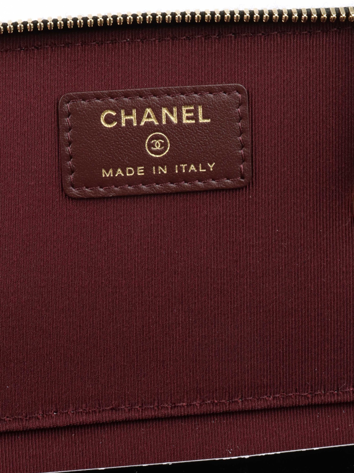 Chanel Black Caviar Vanity Case.