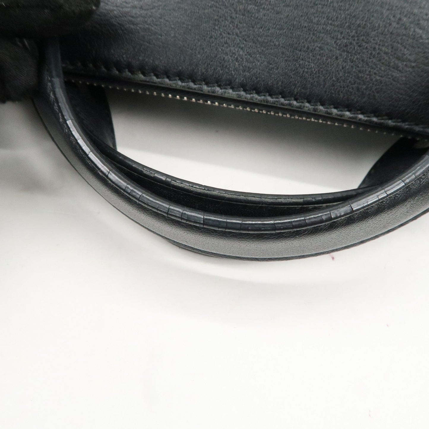 FENDI Bay The Way Leather 2Way Bag Shoulder Bag Black 8BL124  d