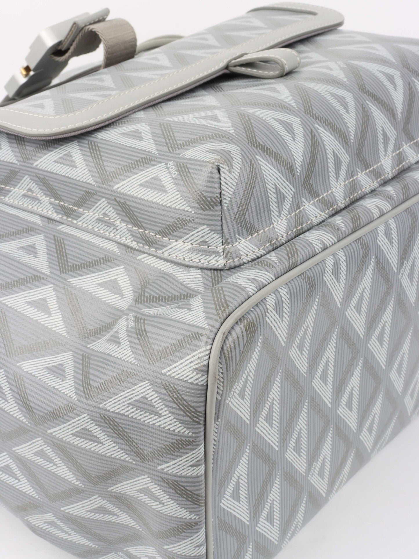 Dior Silver 'Hit The Road' Backpack.