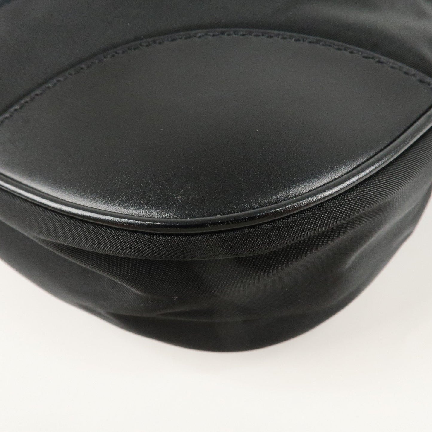 PRADA Nylon Leather Shoulder Bag Black BR2604  d