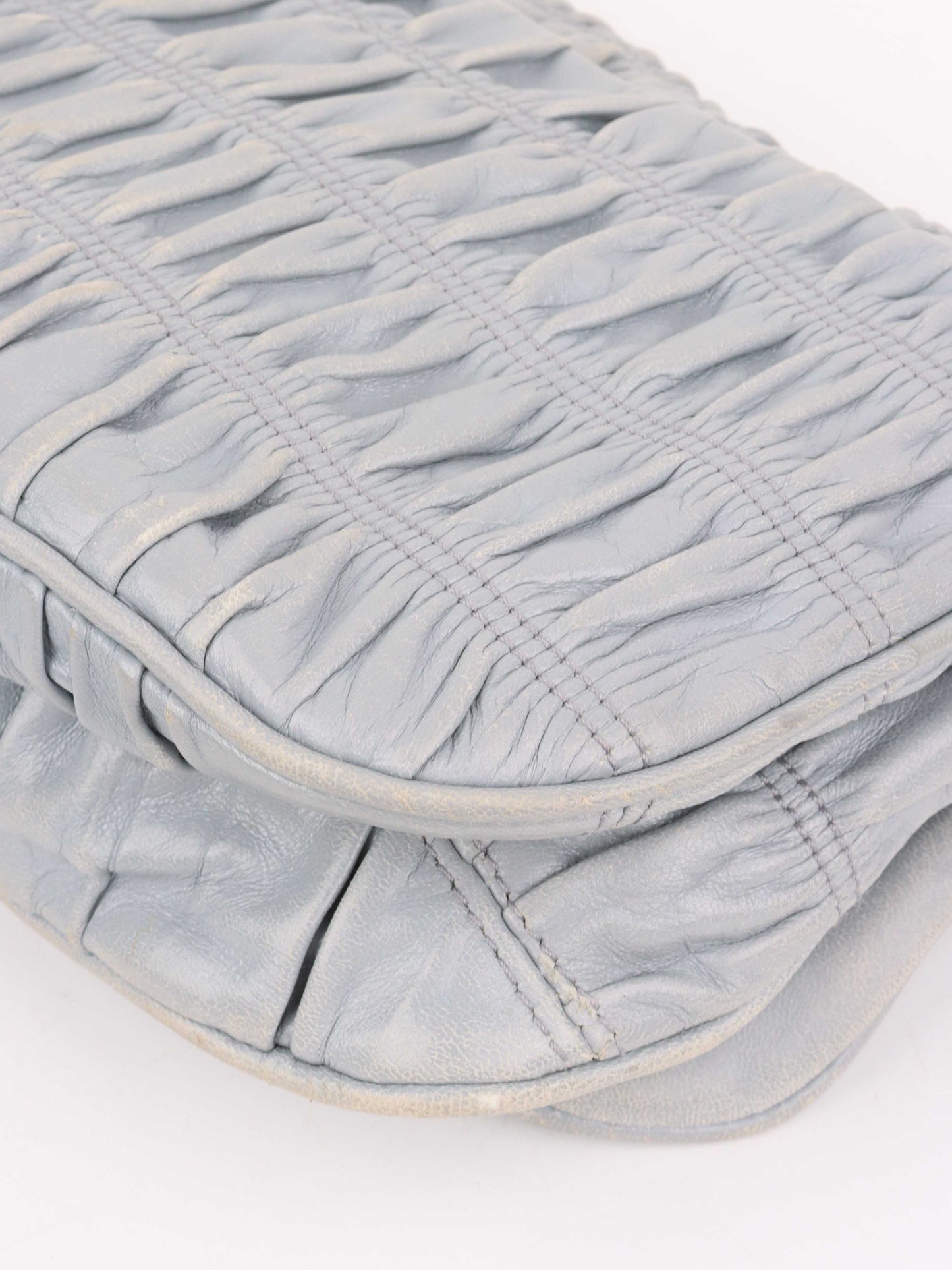 Prada Light Blue Shoulder Bag.