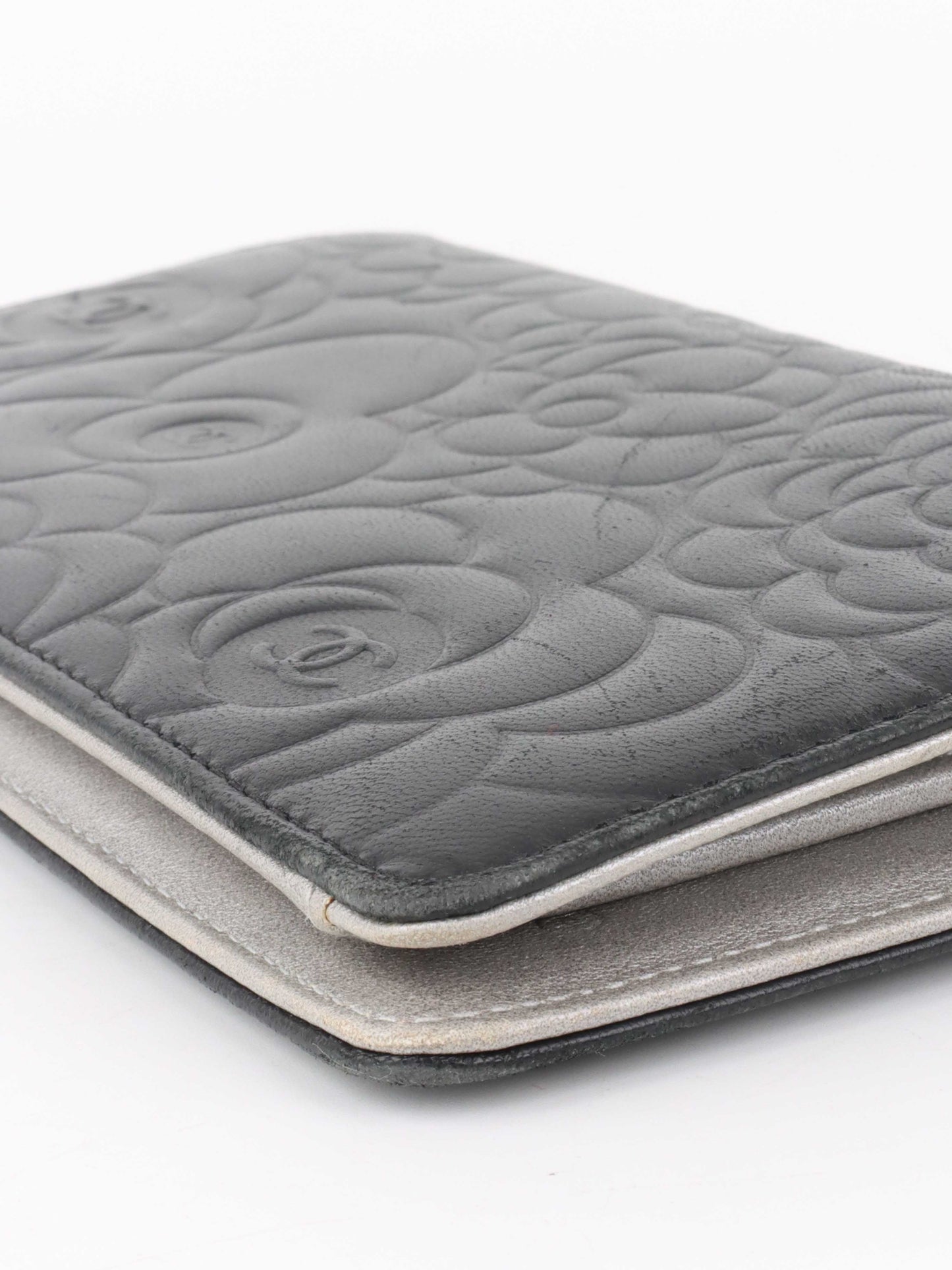 Chanel Black Camellia Wallet.