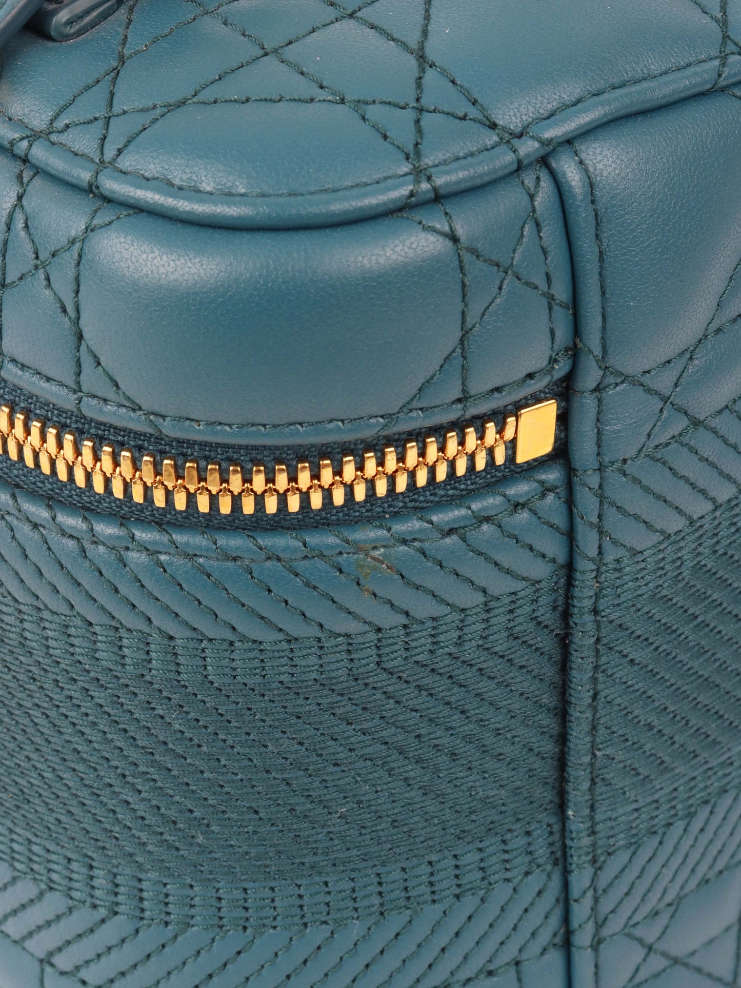 Dior Deep Blue Travel Vanity Case with Shoulder Strap.