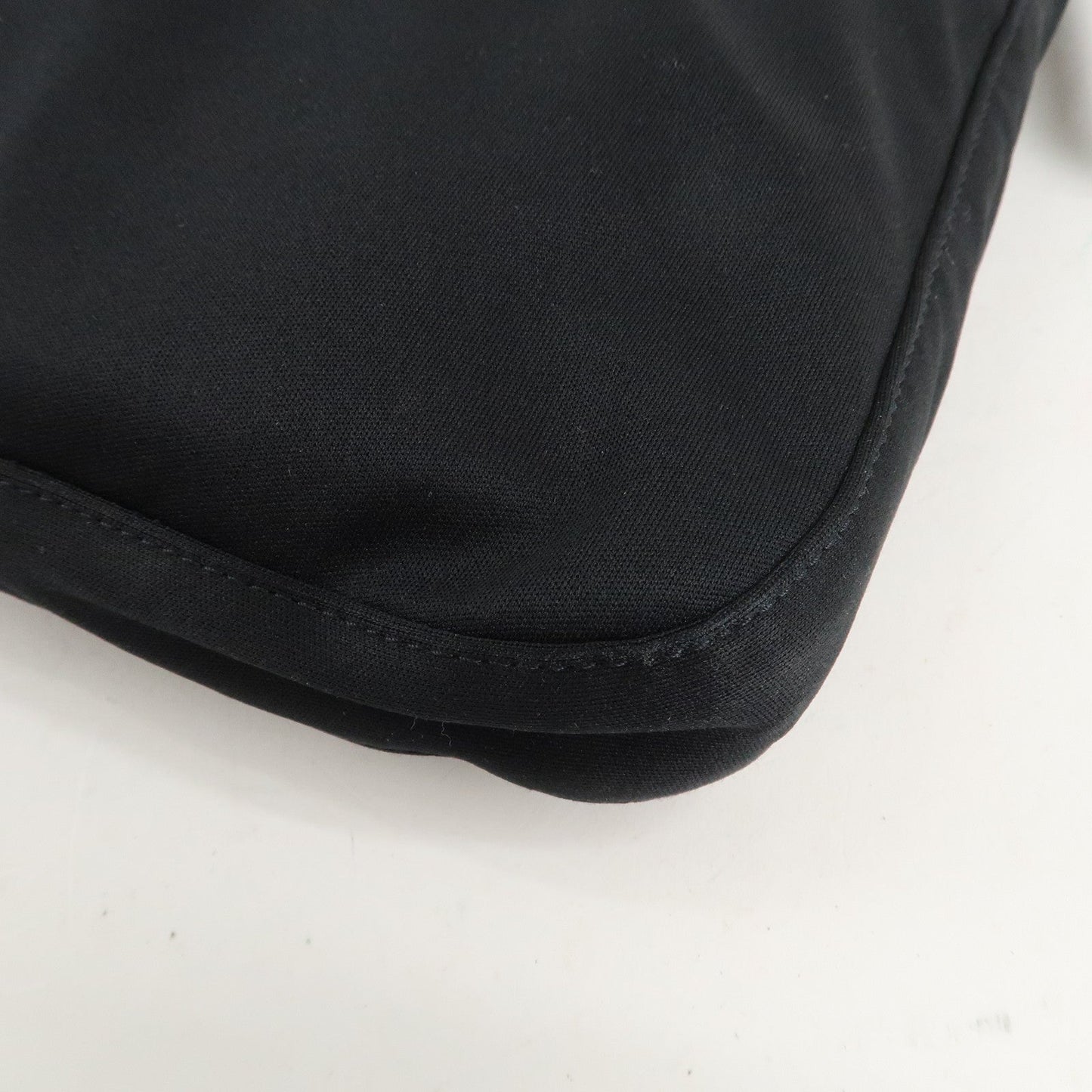 FENDI Polyester Leather Shoulder Bag Black 26727  d