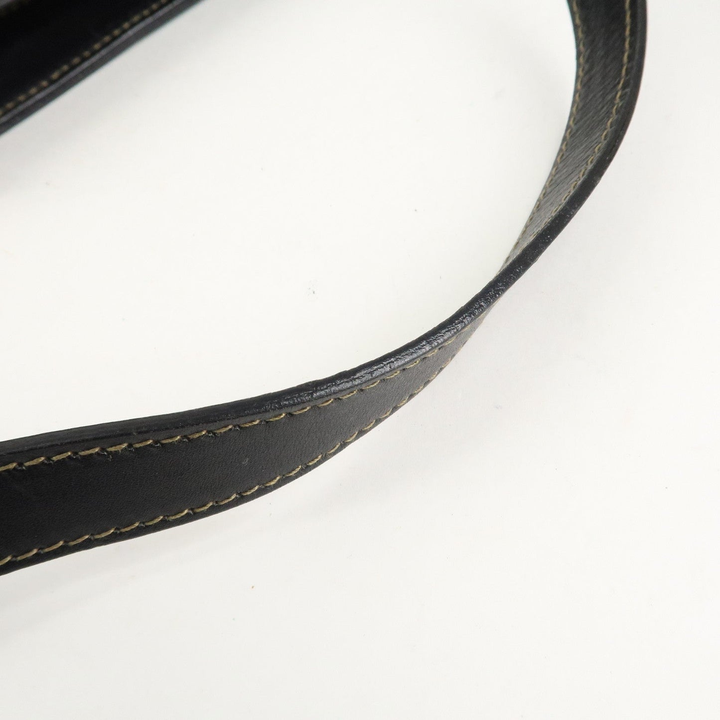 FENDI Pequin PVC Leather Shoulder Bag Black Brown 11644  d