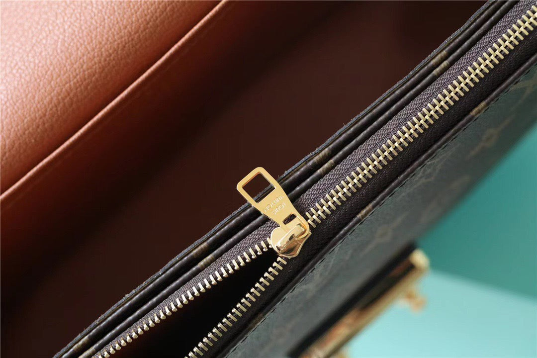 Top Quality Marceau Monogram Canvas Caramel Brown For Women,  Shoulder and Crossbody Bags 9.6in/24.5cm Top Quality M46127