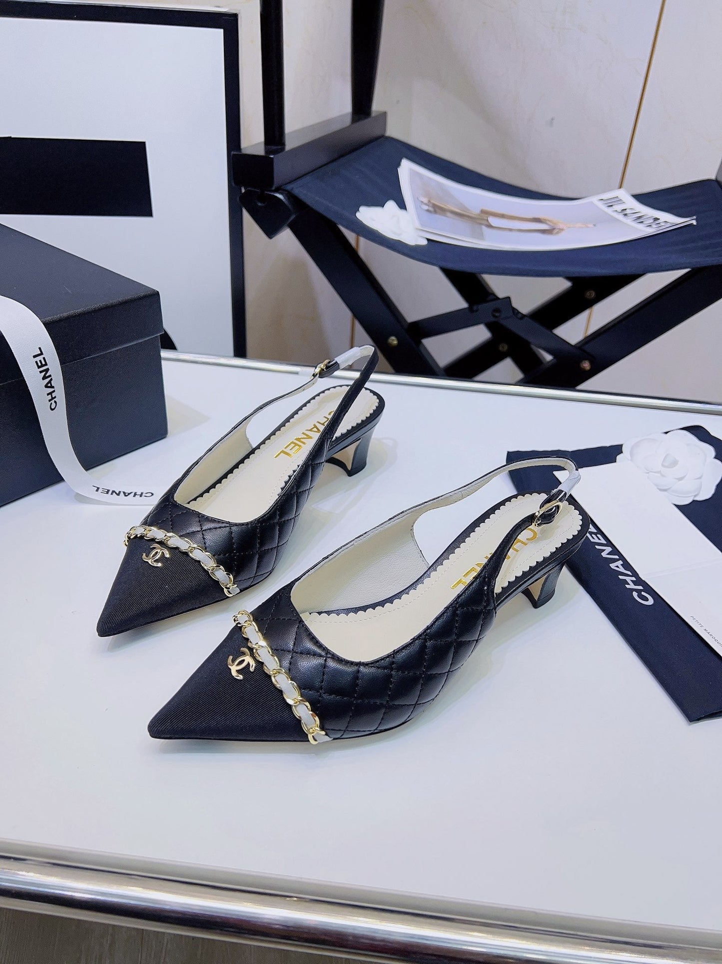 New 1:1 rep CHL High Heel Shoes 019