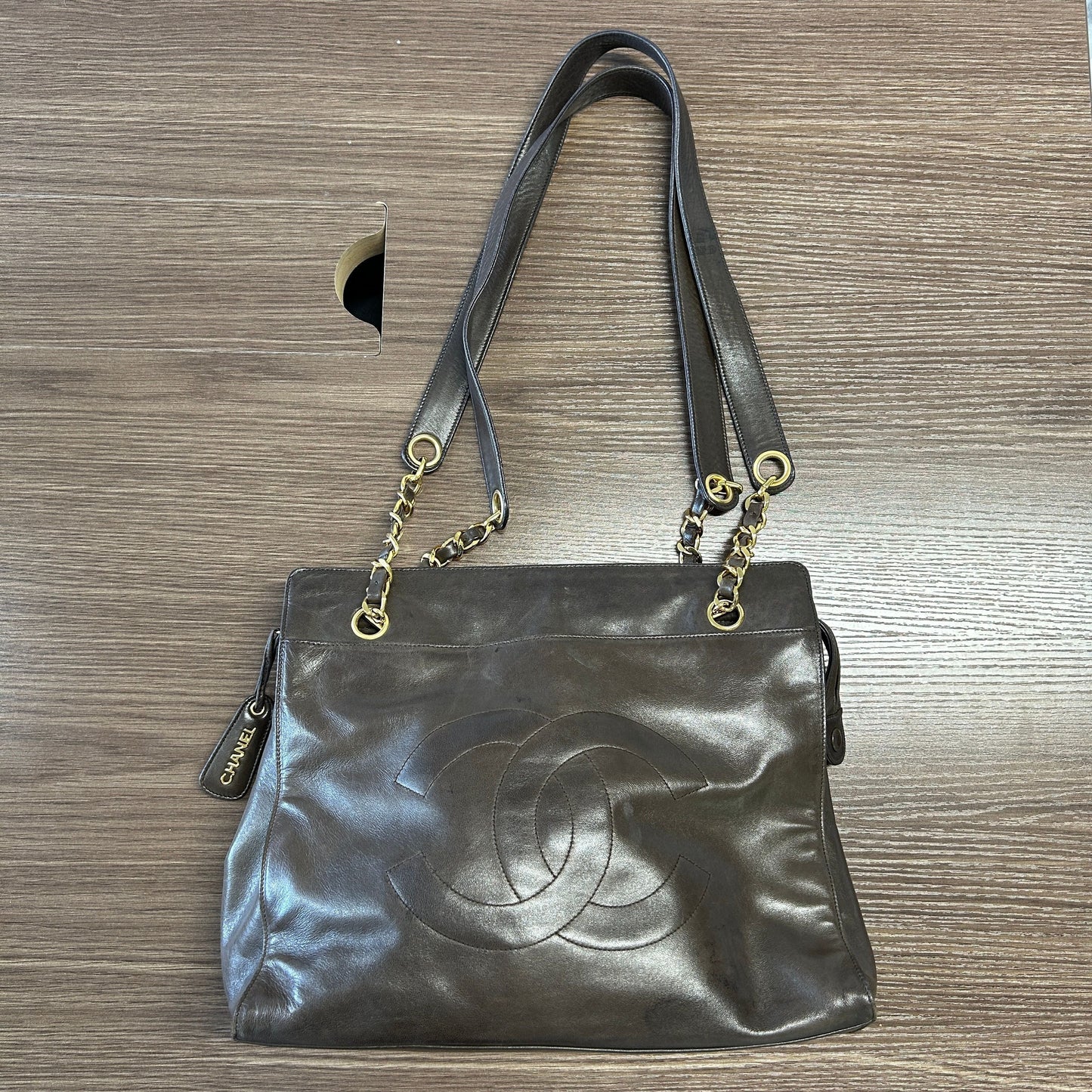 Chanel Timeless CC Tote - Brown Shoulder Bags, Handbags LB121616