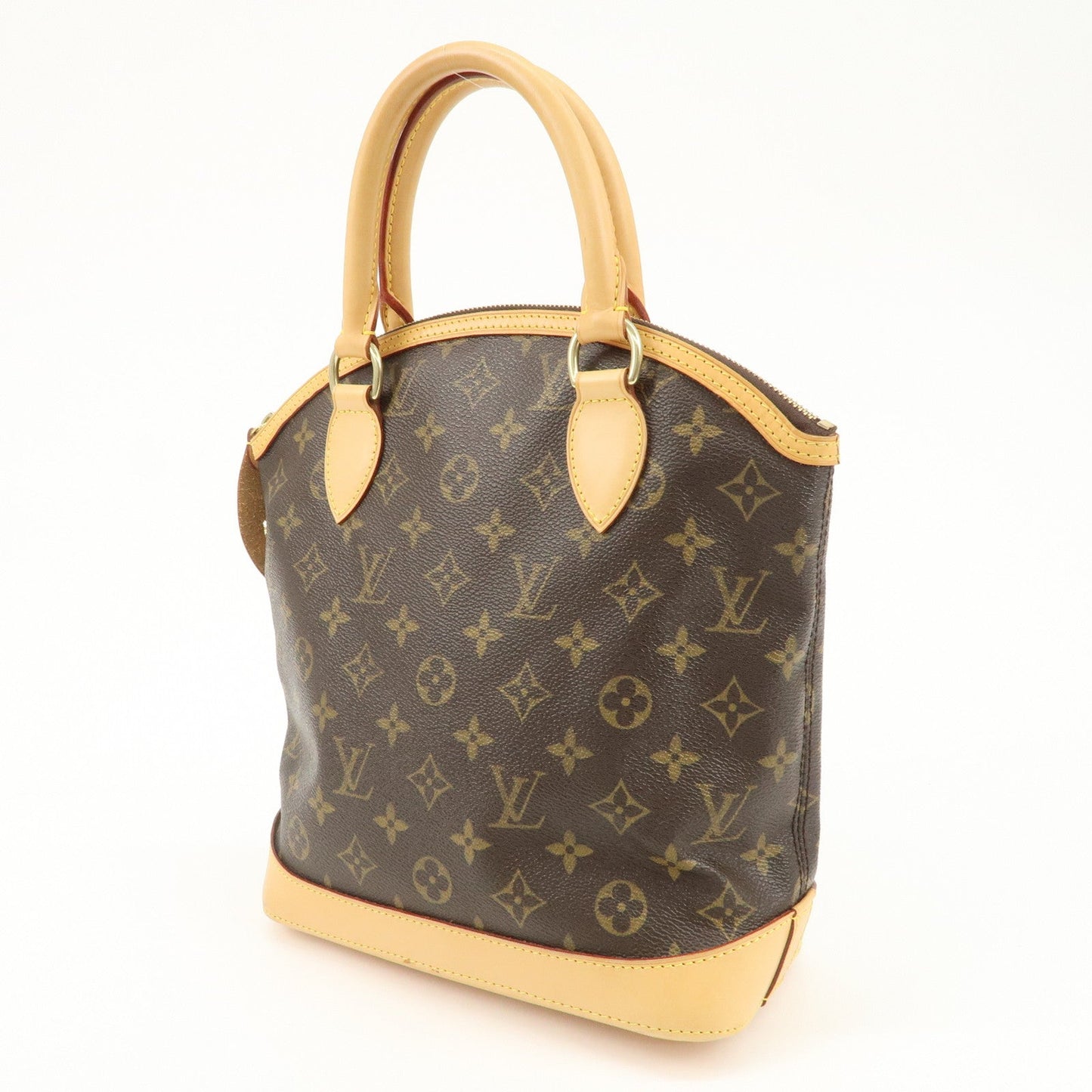 Louis Vuitton Monogram Lock It Hand Bag Old Style Brown M40102  d