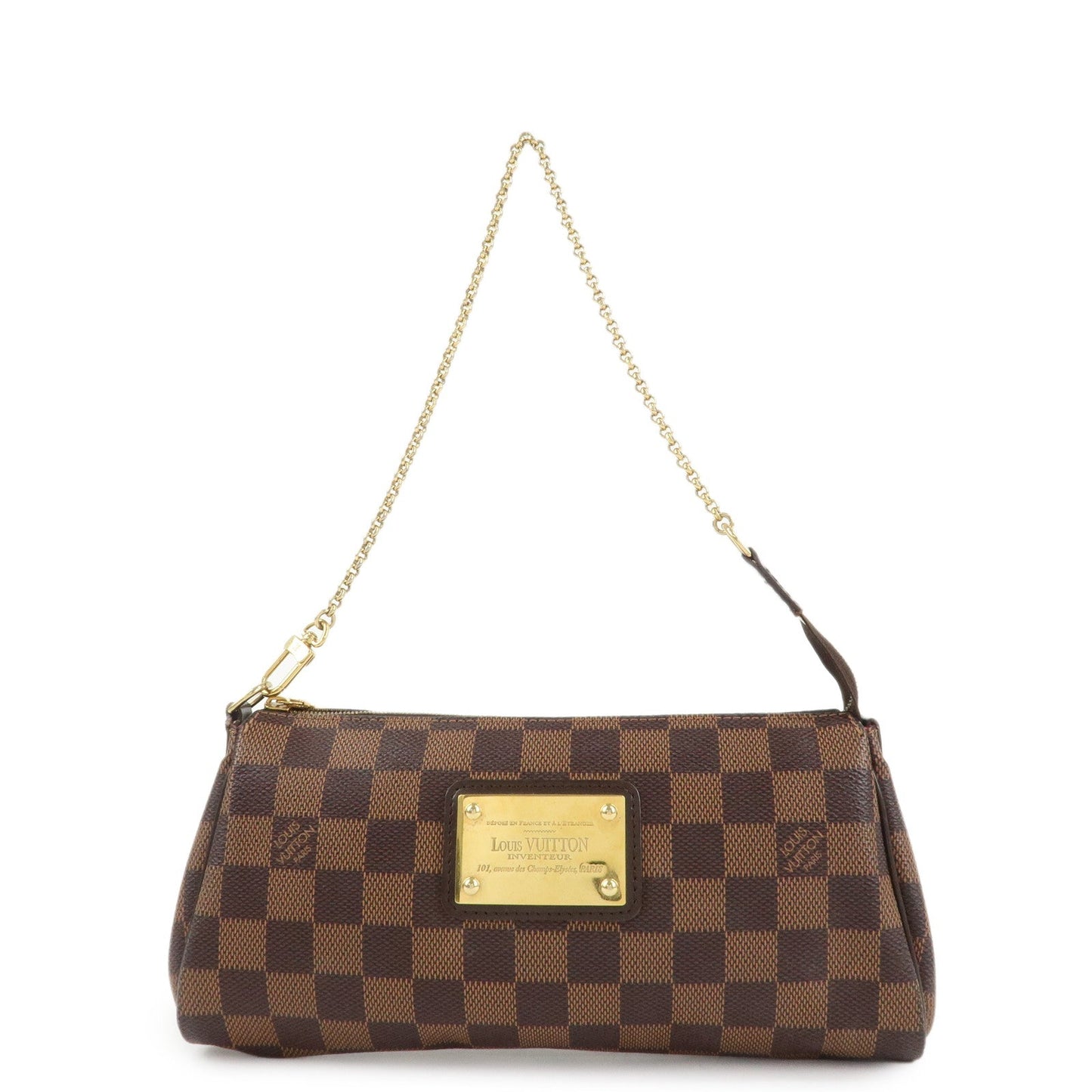 Louis Vuitton Damier Eva 2Way Hand Bag Shoulder Bag Damier Ebene N55213  d