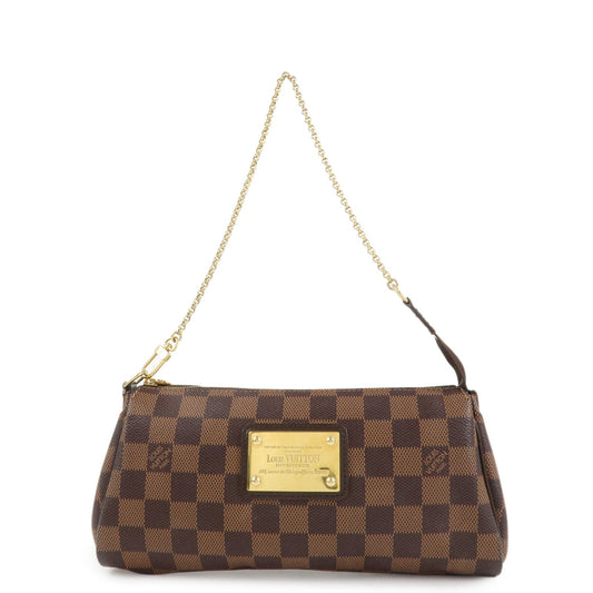 Louis Vuitton Damier Eva 2Way Hand Bag Shoulder Bag Damier Ebene N55213  d
