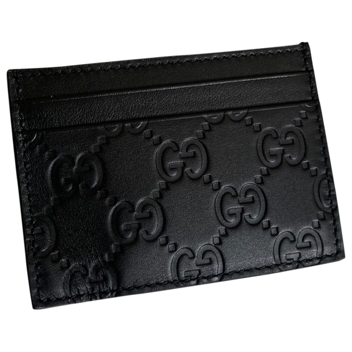 Gucci black leather case
