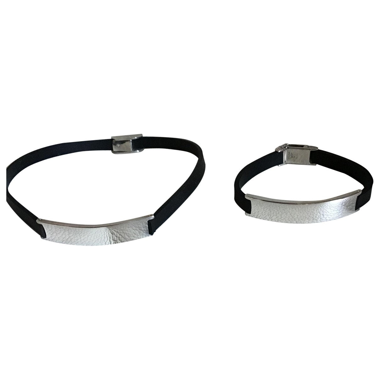 Gucci black silver jewellery sets